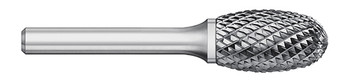 BUR SE-51 1/4 DC EGG SHAPE, 1/8 SHK, TB19466  TITAN USA  SKU TITUS1-TB19466