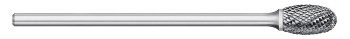 BUR SE-3L6 3/8 DC EGG SHAPE, 1/4 SHK, TB19159  TITAN USA  SKU TITUS1-TB19159