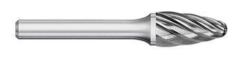 BUR SF-5NF 1/2 SC ROUND NOSE TREE FOR ALUM, 1/4 SHK, TB19603  TITAN USA  SKU TITUS1-TB19603