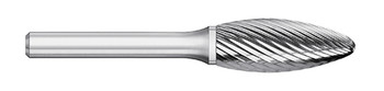 BUR SH-7 3/4 SC FLAME SHAPE, 1/4 SHK, TB19524  TITAN USA  SKU TITUS1-TB19524