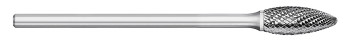 BUR SH-41L3 1/8 DC FLAME SHAPE, 1/8 SHK, TB19955  TITAN USA  SKU TITUS1-TB19955