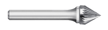 BUR SJ-5 1/2 SC 60 INCLUDED ANGLE, 1/4 SHK, TB19557  TITAN USA  SKU TITUS1-TB19557
