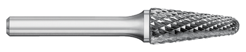 Tool # SL-53, 0.1875" (3/16) Cutter DIA x 0.5000" (1/2) LOC x 0.1250" (1/8) Shank DIA x 1.5000" (1-1/2) OAL,Carbide Double Cut  - Uncoated, TB19484