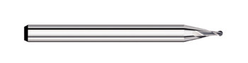 END MILL 0.031 2FL MICRO BALL STUB FLT, CARB, TC53031  TITAN USA  SKU TITUS1-TC53031