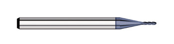 END MILL 0.084 4FL MICRO, BALL, CARB ALTIN, TC59284  TITAN USA  SKU TITUS1-TC59284