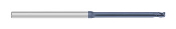 END MILL .062 3FL, SQ END, MICRO, STUB, LONG REACH .186, ALTIN, TC59657  TITAN USA  SKU TITUS1-TC59657