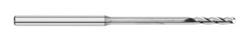 END MILL .020 3FL, BALL NOSE, MICRO, LONG FLUTE, LONG REACH .300, TC52765