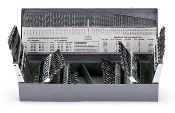 DRILL SET MASTER 1/16-1/2 X 64ths, A-Z, #1-#60 115PC JBR LGTH 118PT, HSS, BLK OXI, MS99042  TITAN USA  SKU TITUS1-MS99042