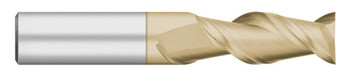 END MILL 1/8 2FL SE, 45 DEG, CARB ZRN COAT FOR ALUM, TC62708  TITAN USA  SKU TITUS1-TC62708