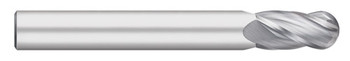 END MILL 3/8 4FL SE BALL LONG, CARB, TC16525  TITAN USA  SKU TITUS1-TC16525