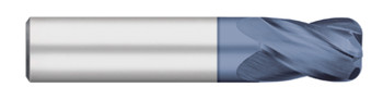 END MILL 1/8" 4FL SE STUB CR - .030, CARB, ALTIN, TC73908  TITAN USA  SKU TITUS1-TC73908