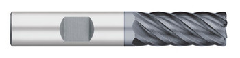 END MILL 1" 6FL SE, VI CR-.060 W/FL, CARB, ALCRO-MAX, TC67190  TITAN USA  SKU TITUS1-TC67190