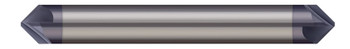 0.1250" (1/8) SHANK DIA X 30?ø PER SIDE - 3 FL - ALTIN COATED,CS-125-060X