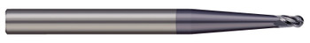 2 FL - 0.900 MM CUTTER DIA X 2.70 MM LOC - ALTIN COATED,BMRM-009-2X  MICRO 100  SKU MIC100-BMRM-009-2X