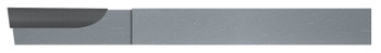 0.125" (1/8) BRAZED INSERT WIDTH X 0.2350" SHANK HEIGHT X 6.00" (6) OVERALL LENGTH X 0.015" (1/64) CORNER RADIUS - CARBIDE TIPPED SCREW MACHINE - TURNING TOOL LEFT HAND,LT-250  MICRO 100  SKU MIC100-LT-250