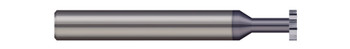0.1250" (1/8) CUTTER DIA X 0.093" (3/32) WIDTH X 0.097" NECK LENGTH - SLOTTING - 6 FL - ALTIN COATED,KC-125-190-093X  MICRO 100  SKU MIC100-KC-125-190-093X