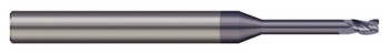 2 FL - 0.0938" CUTTER DIA X 0.015" (1/64) RADIUS X 0.125" (1/8) LOC X 0.500" (1/2) REACH - NACRO?? COATED,MEF-093-500-015K