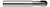 2 FL - 0.7500 (3/4)" CUTTER DIA X 0.6250 (5/8)" LOC X 1.1250 (1-1/8)" REACH, 12048  HARVEY TOOL  SKU HARTO1-12048