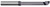 0.2100" MIN BORE DIA X 1.0000 (1)" MAX BORE DEPTH - SOLID CARBIDE , 29210  HARVEY TOOL  SKU HARTO1-29210