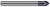 0.1250 (1/8)" SHANK DIA X 60° INCLUDED  - 2 FL, 29608