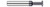 0.3750 (3/8)" CUTTER DIA X 0.0469 (3/64)" RADIUS X 0.5630" NECK LENGTH - STANDARD SLOTTING - 6 FL, 43347  HARVEY TOOL  SKU HARTO1-43347