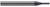 8 RH TEETH, 4 LH TEETH - 0.0470 (3/64)" CUTTER DIA X 0.1410" LOC, 60747  HARVEY TOOL  SKU HARTO1-60747