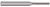 5 FL - 0.0400" CUTTER DIA X 0.3250" LOC, 67140  HARVEY TOOL  SKU HARTO1-67140