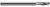 3 FL - 0.1875 (3/16)" CUTTER DIA X 0.5700" LOC, 808812  HARVEY TOOL  SKU HARTO1-808812