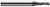 2 FL - 0.1870 (3/16)" CUTTER DIA X 0.5630" LOC, 809212