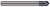 0.2500 (1/4)" SHANK DIA X 0.0200" RADIUS X 60Â° INCLUDED - 2 FL, 831430  HARVEY TOOL  SKU HARTO1-831430