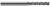 3 FL - 0.1875 (3/16)" CUTTER DIA X 1.0000 (1)" LOC, 864412  HARVEY TOOL  SKU HARTO1-864412