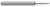 3 FL - 0.1250 (1/8)" CUTTER DIA X 0.1870 (3/16)" LOC X 1.5000 (1-1/2)" REACH, 879308  HARVEY TOOL  SKU HARTO1-879308