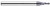 0.0930 (3/32)" DRILL DIA X 0.2790" FLUTE LENGTH- 60° - 2 FL, 932793