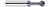 0.0781 (5/64)" CUTTER DIA X 0.2180 (7/32)" NECK LENGTH X 300° WRAP ANGLE - 2 FL, 940078