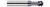0.0625 (1/16)" CUTTER DIA X 0.2500 (1/4)" NECK LENGTH X 270° WRAP ANGLE - 2 FL, 970462