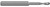 2 FL - 0.0937 (3/32)" CUTTER DIA X 0.2790" LOC X 0.7500 (3/4)" REACH, 976293  HARVEY TOOL  SKU HARTO1-976293