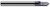 0.1250 (1/8)" SHANK DIA X 40Â° INCLUDED - 1 FL, 978608  HARVEY TOOL  SKU HARTO1-978608