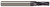 M18-1.50 - 0.4900" CUTTER DIA X 1.2500 (1-1/4)" LOC - 4 FL - ALTIN COATED, 16953-C3