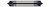 0.0270" RADIUS X 0.0460" PILOT DIA  - 5° FLARE  DE - 2 FL - ALTIN COATED, 17027-C3