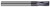 0.0500" CUTTER DIA X 0.1880" FLUTE LENGTH - 4 FL - ALTIN COATED, 23350-C3  HARVEY TOOL  SKU HARTO1-23350-C3