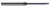 3 FL - 0.0250" CUTTER DIA X 0.0370" LOC X 0.0750" REACH - ALTIN COATED, 47925-C3