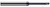 4 FL - 0.0620 (1/16)" CUTTER DIA X 0.0930 (3/32)" LOC X 0.5000 (1/2)" REACH - ALTIN COATED, 56662-C3