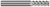 3 FL - 0.2500" (1/4) Cutter DIA x 0.7500" (3/4) LOC Â– HARVEY TOOL Â– SKU HARTO1-736816