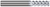 3 FL - 0.3750" (3/8) Cutter DIA x 1.1250" (1-1/8) LOC - TiB2 Coated Â– HARVEY TOOL Â– SKU HARTO1-745324-C8