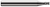 4 FL - 2.000 mm Cutter DIA x 3.000 mm LOC Â– HARVEY TOOL Â– SKU HARTO1-741245