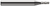 2 FL - 4.000 mm Cutter DIA x 6.000 mm LOC  HARVEY TOOL  SKU HARTO1-741361