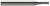 4 FL - 1.500 mm Cutter DIA x 4.500 mm LOC  HARVEY TOOL  SKU HARTO1-741033