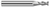 3 FL - 0.0620" (1/16) Cutter DIA x 0.1860" LOC Â– HARVEY TOOL Â– SKU HARTO1-747462