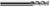 3 FL - 0.0620" (1/16) Cutter DIA x 0.1860" LOC Â– HARVEY TOOL Â– SKU HARTO1-747462