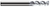 3 FL - 0.0620" (1/16) Cutter DIA x 0.1860" LOC - TiB2 Coated Â– HARVEY TOOL Â– SKU HARTO1-745262-C8